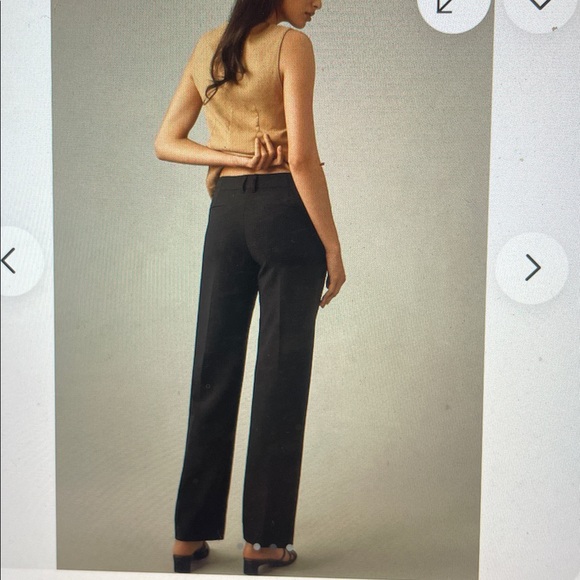 Anthropologie Maeve midnight trouser pant sz 2 - Picture 2 of 7